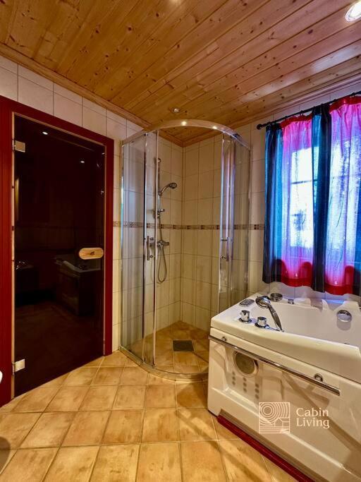 Large Cabin Sjusjoen Best View, Sauna, Ski Inout 외부 사진