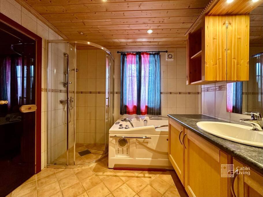 Large Cabin Sjusjoen Best View, Sauna, Ski Inout 외부 사진