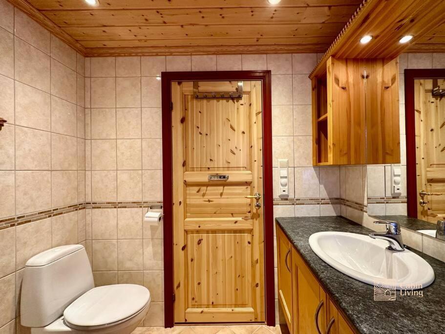 Large Cabin Sjusjoen Best View, Sauna, Ski Inout 외부 사진